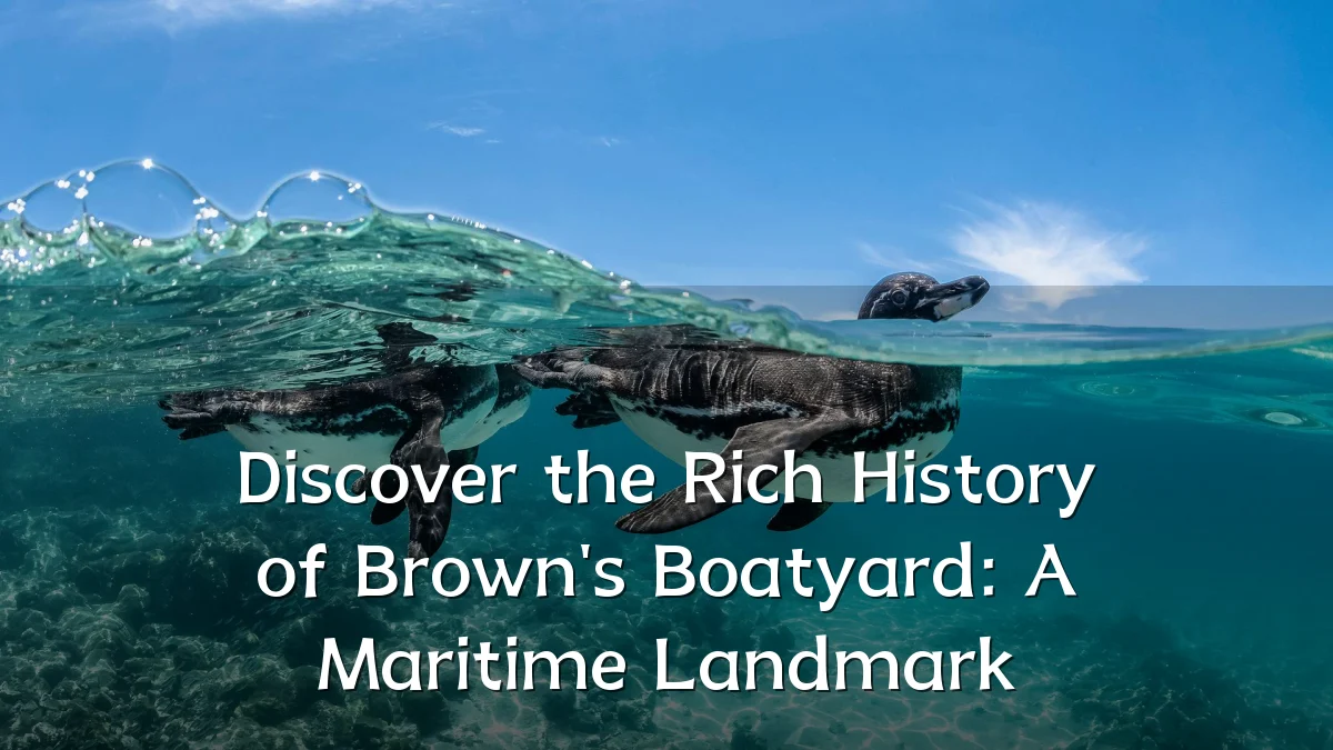 Discover the Rich History of Brown's Boatyard: A Maritime Landmark