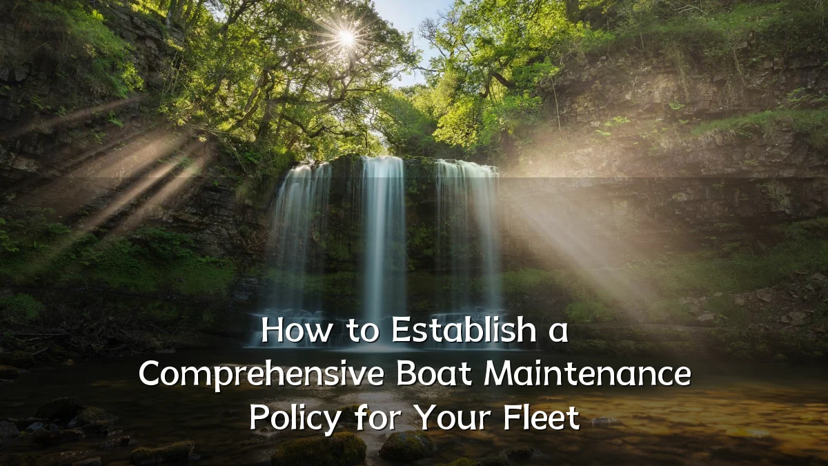 How to Establish a Comprehensive Boat Maintenance Policy for Your Fleet
