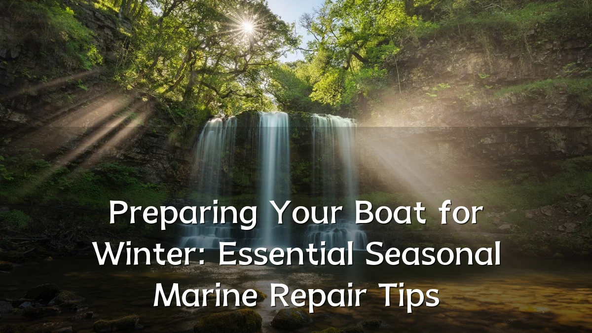 Preparing Your Boat for Winter: Essential Seasonal Marine Repair Tips