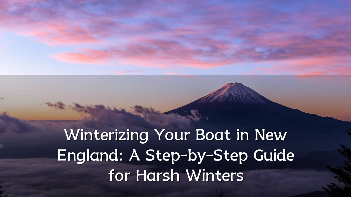 Winterizing Your Boat in New England: A Step-by-Step Guide for Harsh Winters