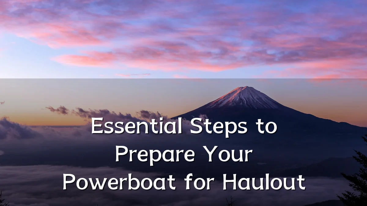 Essential Steps to Prepare Your Powerboat for Haulout