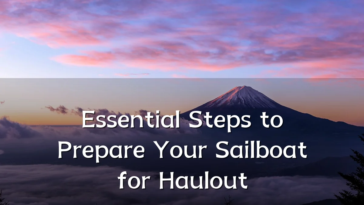 Essential Steps to Prepare Your Sailboat for Haulout