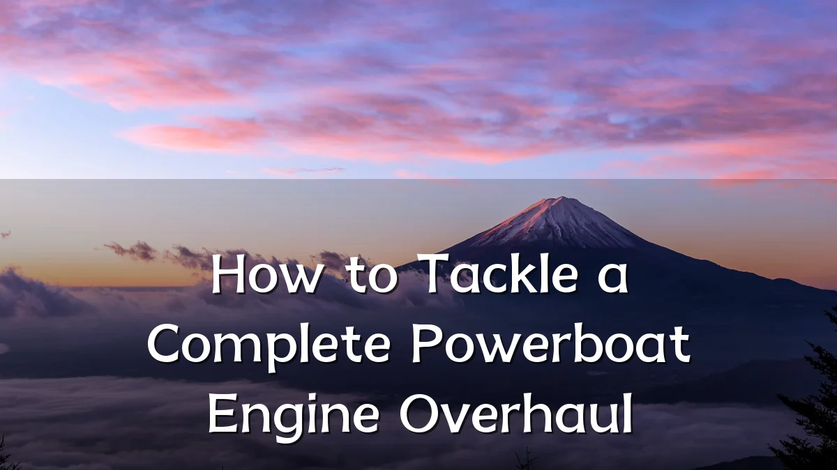 How to Tackle a Complete Powerboat Engine Overhaul