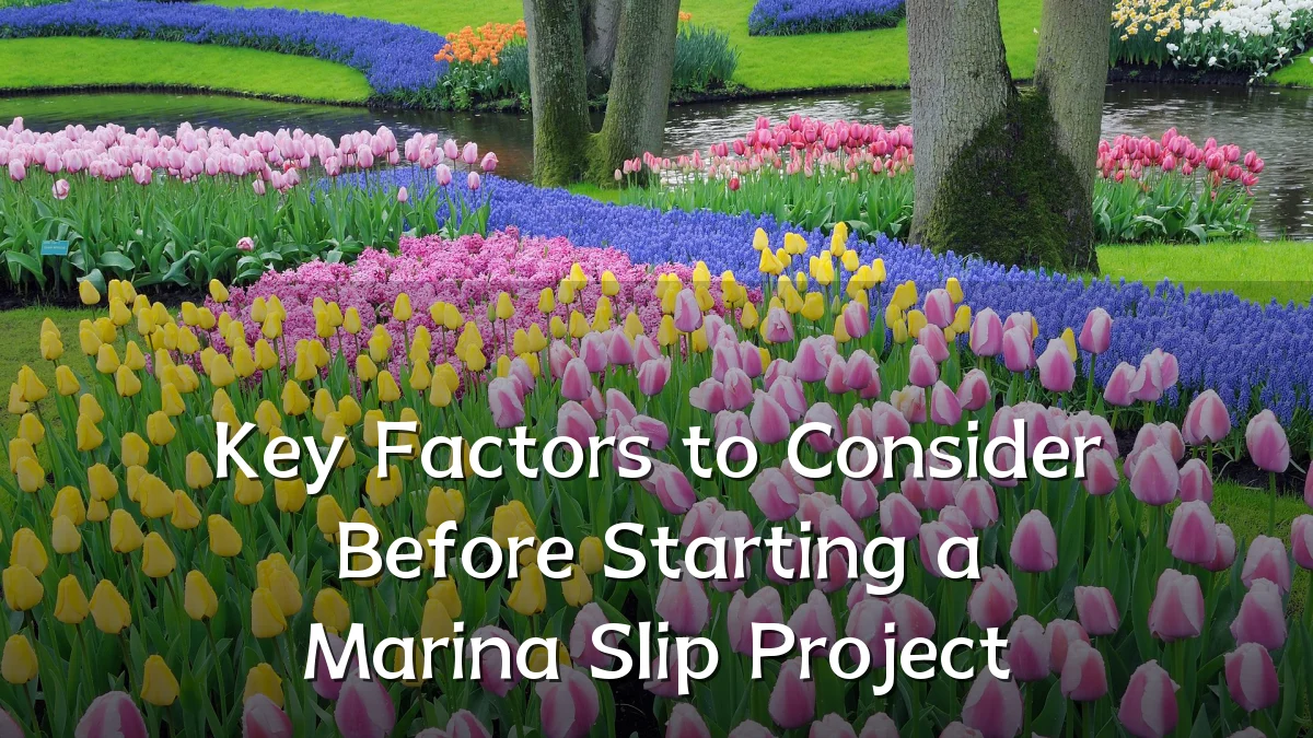 Key Factors to Consider Before Starting a Marina Slip Project