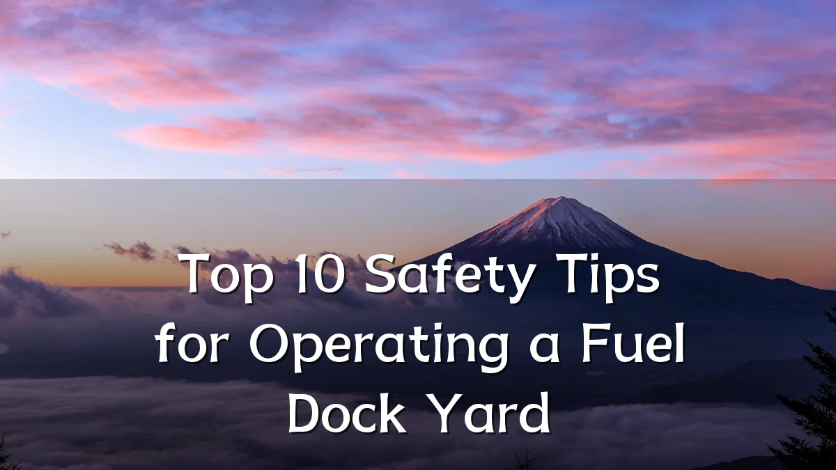 Top 10 Safety Tips for Operating a Fuel Dock Yard