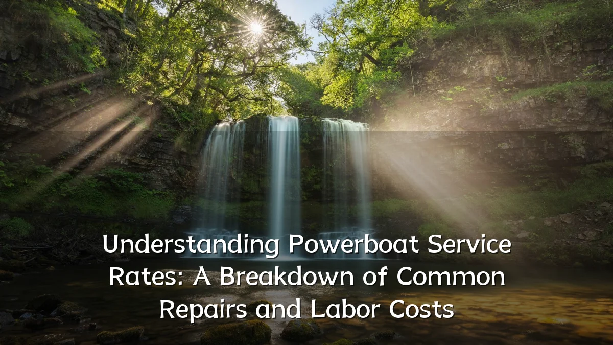 Understanding Powerboat Service Rates: A Breakdown of Common Repairs and Labor Costs