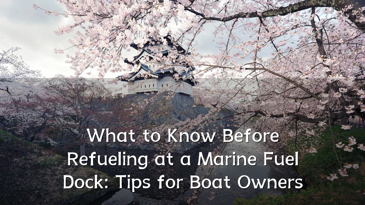 What to Know Before Refueling at a Marine Fuel Dock: Tips for Boat Owners
