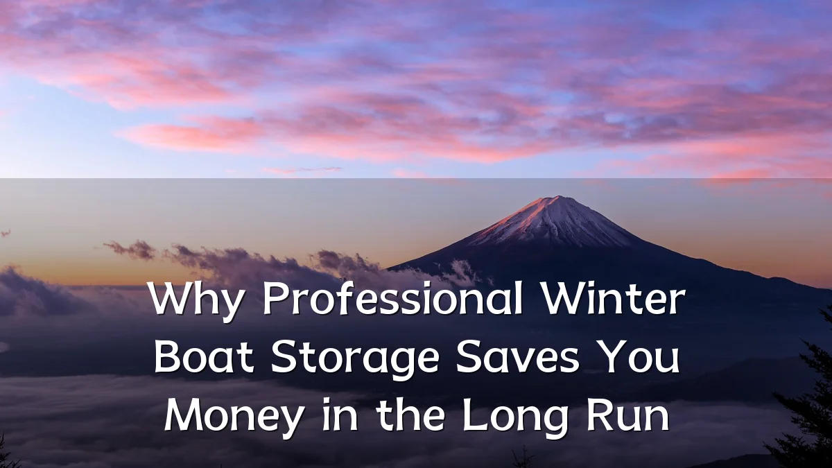 Why Professional Winter Boat Storage Saves You Money in the Long Run